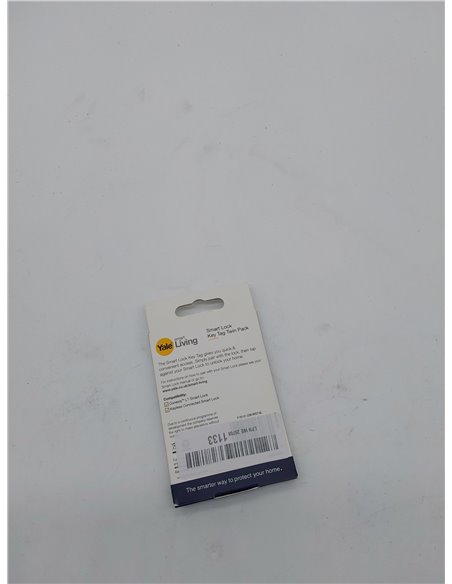 Yale P-YD-01-CON-RFIDT-BL Etiquetas Inteligentes para Cerradura de Puerta, Negro, Talla única, Set de 2 Piezas       