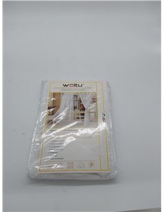 WOLTU Cortinas Translucidas con Trabillas para Ventana salón habitación y Dormitorio Moderno Anti-UV Respirable 1 Pieza 140x225c 2
