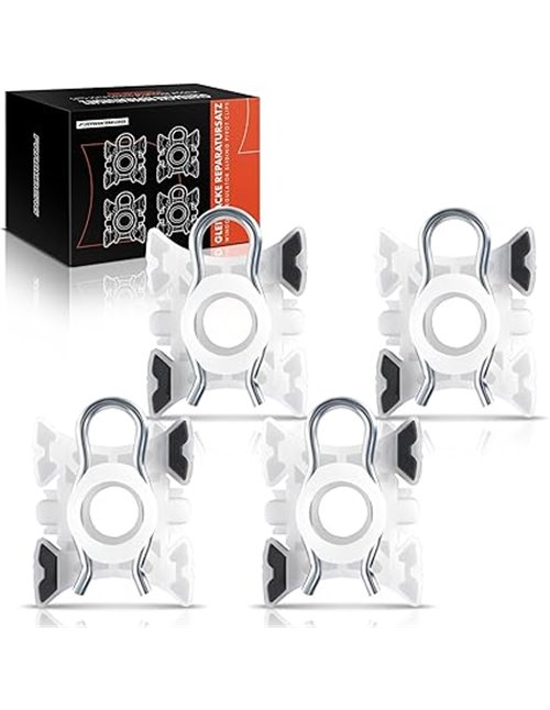 Frankberg 4x Kit de Reparación del Elevador de Ventanas Resbaladizo Compatible con 740 760 S60 S80 3er F30 F31 E36 E46 E90 E91 E