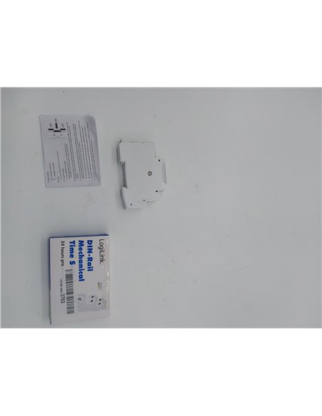 LogiLink ET0009 ET0009-DIN-RAIL - Temporizador con Temporizador mecánico para Cambiar fácilmente por Ejemplo Luces de neón, Cale