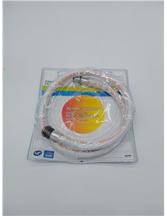 SOMATHERM FOR YOU, Manguera de goma para gas Butano/propano – Longitud 1 metro – Accesorios tuerca giratoria 20/150 y 15/21 – Vi 2