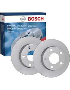 Bosch BD408 Discos de freno, certificación ECE-R90, 1 juego de 2 discos       