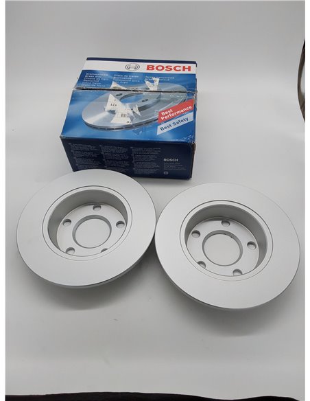 Bosch BD408 Discos de freno, certificación ECE-R90, 1 juego de 2 discos       