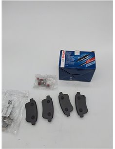 Bosch BP1221 - Pastillas de Freno para Coche Eje Trasero - Calidad Bosch - Reducción de Ruido y Polvo - Certificación ECE-R90 -  2