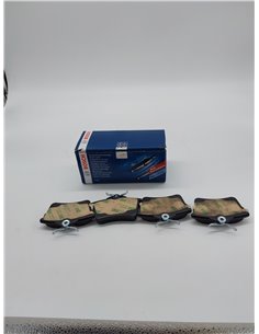 Bosch BP1242 - Pastillas de Freno para Coche Eje Trasero - Calidad Bosch - Reducción de Ruido y Polvo - Certificación ECE-R90 -  2