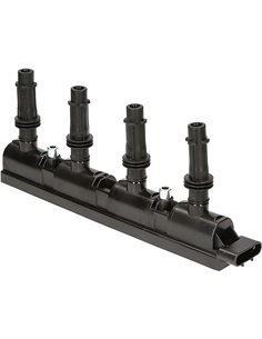 HELLA 5DA 358 000-871 Bobina de encendido - 12V - 6polos - Bobina de encendido bloque - atornillado       