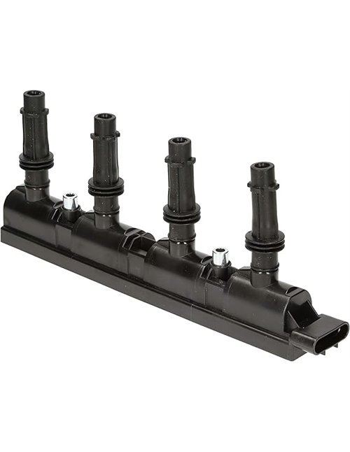 HELLA 5DA 358 000-871 Bobina de encendido - 12V - 6polos - Bobina de encendido bloque - atornillado       