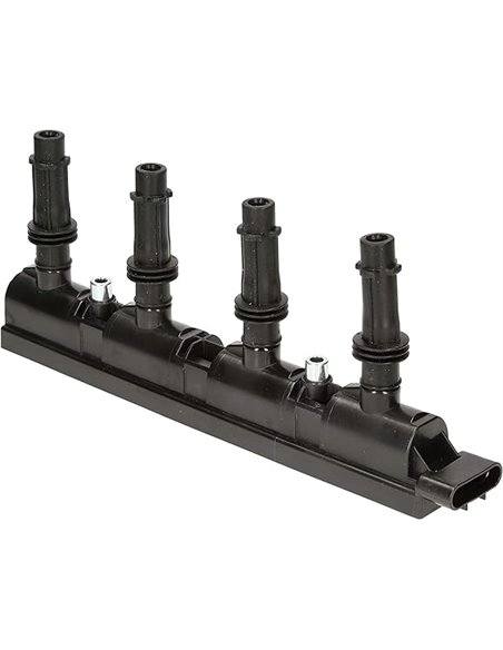 HELLA 5DA 358 000-871 Bobina de encendido - 12V - 6polos - Bobina de encendido bloque - atornillado       