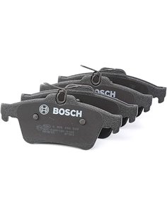 Bosch BP1449 - Pastillas de Freno para Coche Eje Trasero - Calidad Bosch - Reducción de Ruido y Polvo - Certificación ECE-R90 - 