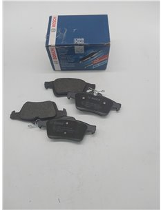 Bosch BP1449 - Pastillas de Freno para Coche Eje Trasero - Calidad Bosch - Reducción de Ruido y Polvo - Certificación ECE-R90 -  2