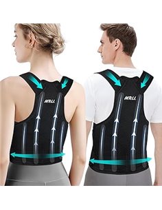 Corrector Postura Espalda Para Mujer: Hombres Espalda Recta Corrección Postural - Entrenador Lumbares Recto Transpirable y Ajust