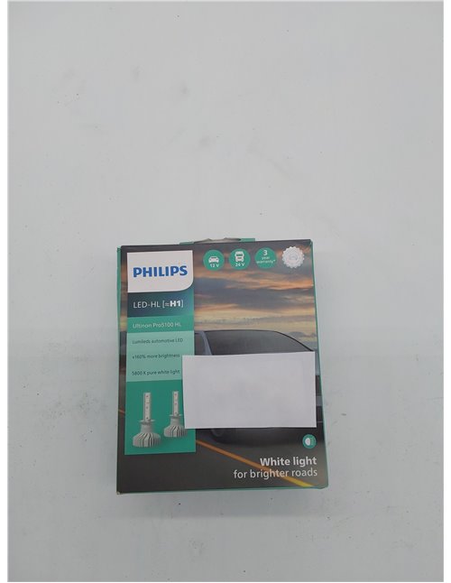 Philips Ultinon Pro5100 LED lámpara para faros de coche (H1), 160%, 5.800K, set de 2       