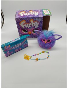 Furby Purple 15 accesorios de moda, animales de peluche interactivos para niños y niñas a partir de 6 años, animatronic activado 2