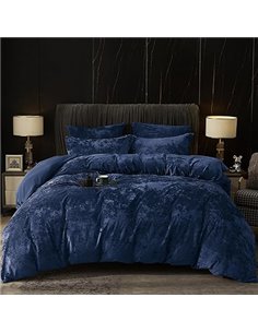 PHF Ropa de cama de terciopelo de 155 x 220 cm, lujosa ropa de cama de 155 x 220 cm con 2 fundas de almohada de 80 x 80 cm, fund