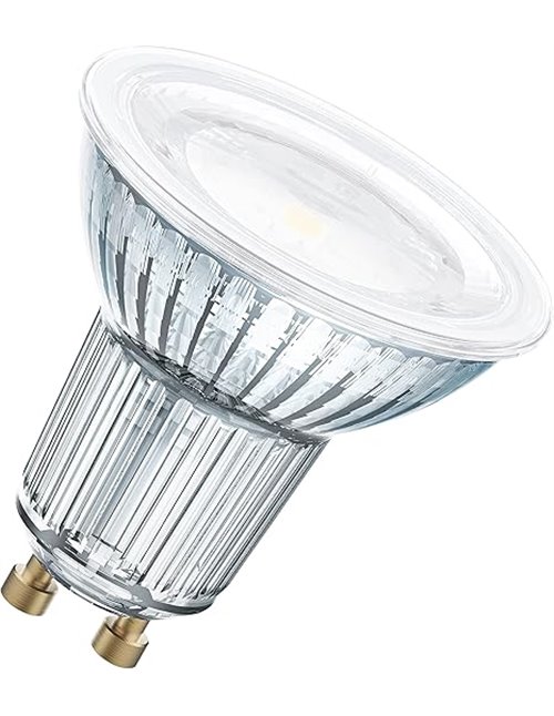 OSRAM Spot LED Culot GU10, Frio Blanco, 4000K, 7,9W, Equivalente 51W, LED SUPERSTAR PAR16 80-120°       