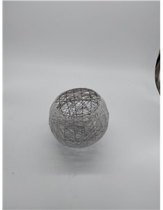 LUM&CO Pantalla Suspensión Forma de Bola, Rosa, 20 x 19 x 20 cm        2