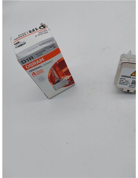 OSRAM XENARC ORIGINAL D1R HID, lámpara de xenón, lámpara de descarga, calidad de equipamiento original (OEM), 66150, estuche (1 