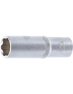 BGS 2947 | Llave de vaso Super Lock, larga | entrada 12,5 mm (1/2") | 17 mm       