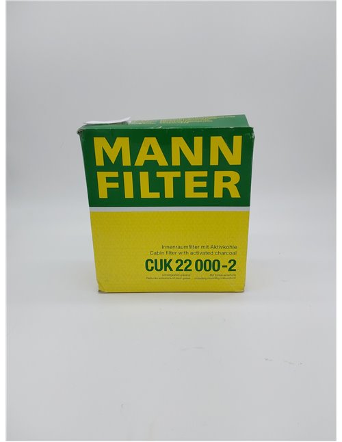 MANN-FILTER CUK 3360 Filtro de habitáculo – Filtro de habitáculo con carbón activo para automóviles       