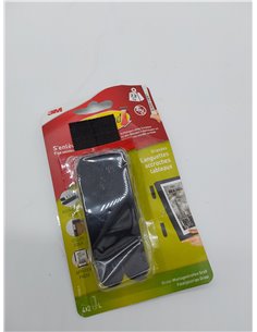 Command 17202BLK - Tiras para colgar fotografías (tamaño S, capacidad de carga de hasta 1,8 kg, 4 unidades con 2 tiras cada una) 2