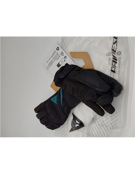 Dainese Trento D-dry® Gloves Wmn Guantes de Invierno para Moto, Impermeables, con Protectores de Nudillos Mujer (Pack de 1)     