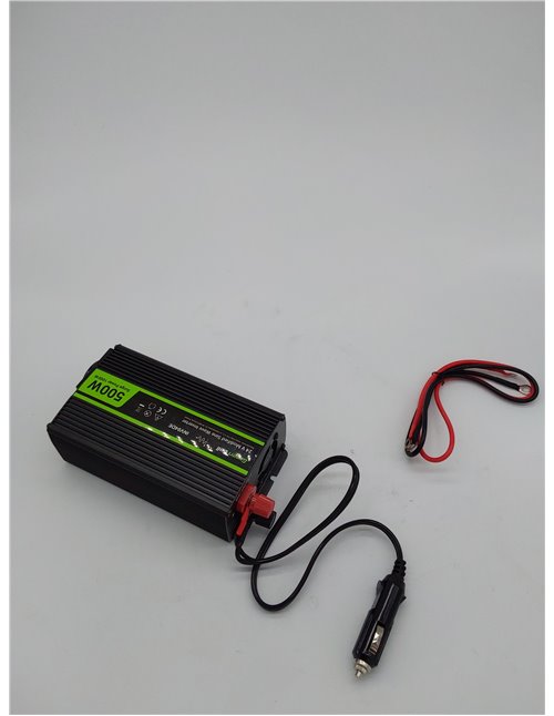 Green Cell® 500W/1000W 24V a 220V/230V Onda sinusoidal modificada Inversor de Corriente DC AC Power Inverter Transformador de Vo