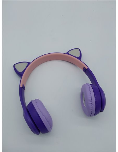 Retoo Auriculares Orejas de Gato Auriculares Bluetooth para Niños Inalámbricos Auriculares Infantiles Auriculares Over Ear para 