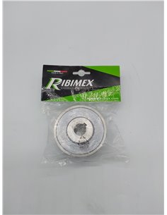 Ribitech 1639-0 polea hecha de aluminio, diámetro 80 mm        2
