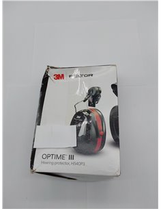 3M PELTOR Optime III Orejeras para casco Negras 34 dB (1 orejera/caja), H540P3EB-413-SV        2