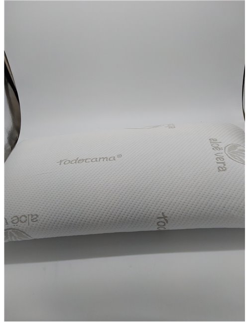 Todocama - Almohada viscoelástica, 70 cm núcleo Compacto. Doble Funda con Cremallera. Tejido Aloe Vera. Termorregulable adaptabi