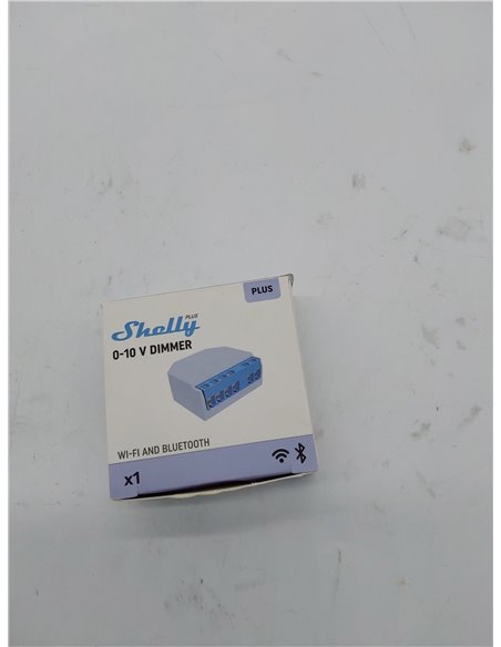 Shelly Plus 0-10V Dimmer - Módulo Regulador de Luz W-Fi & Bluetooth, Atenuador Inalámbrico para regulable LED, No necesita hub, 