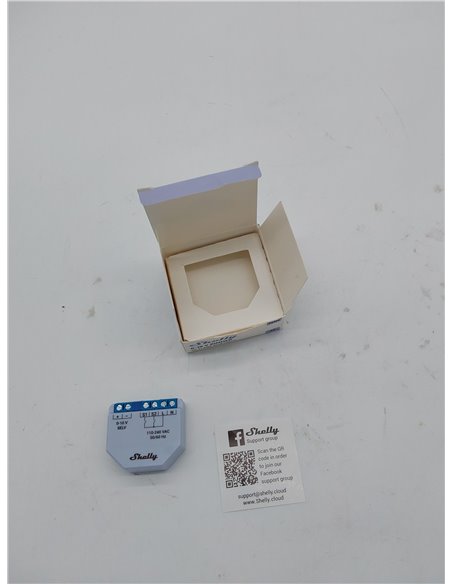 Shelly Plus 0-10V Dimmer - Módulo Regulador de Luz W-Fi & Bluetooth, Atenuador Inalámbrico para regulable LED, No necesita hub, 