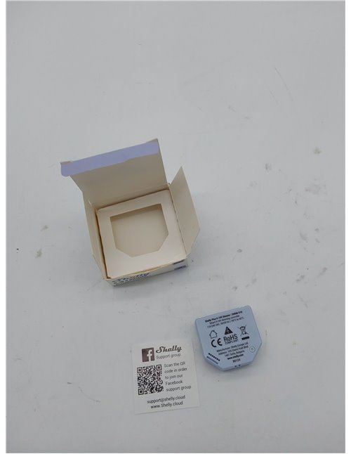 Shelly Plus 0-10V Dimmer - Módulo Regulador de Luz W-Fi & Bluetooth, Atenuador Inalámbrico para regulable LED, No necesita hub, 