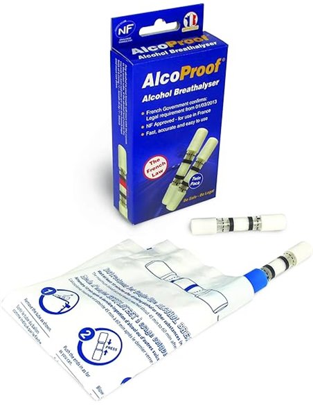 Mountain Warehouse Alcoholímetro - 2pk Blancos One Size       