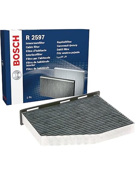 Bosch R2597 - Filtro de habitáculo carbón activo       