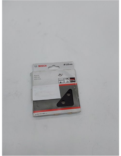 Bosch 2 608 601 065 - Plato de lija - mittel, 115 mm (pack de 1)       