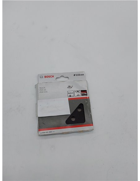 Bosch 2 608 601 065 - Plato de lija - mittel, 115 mm (pack de 1)       