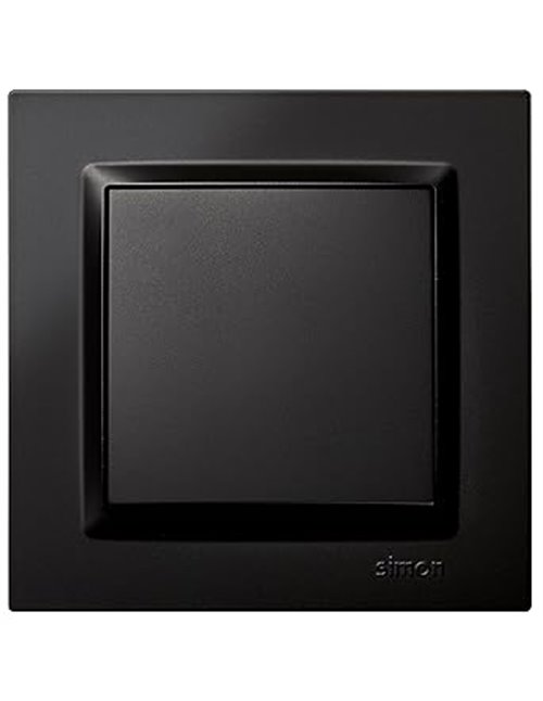 SIMON - Pulsador Eléctrico, Interruptor de Pared Interior, Serie Simon 10, Incluye Marco, Tapa y Mecanismo, para Espacios Reside