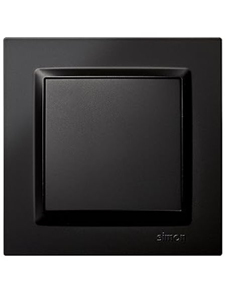 SIMON - Pulsador Eléctrico, Interruptor de Pared Interior, Serie Simon 10, Incluye Marco, Tapa y Mecanismo, para Espacios Reside