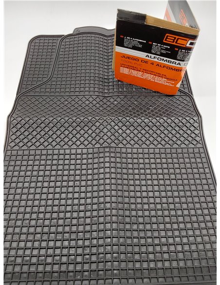 BC Corona GOM001010 Alfombra Goma Universal, Negro       