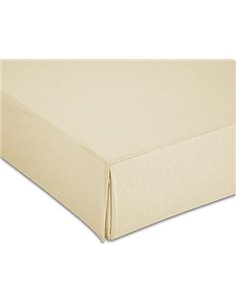 Cardenal Textil Liso Cubre Canape, Poliéster, Beige, Cama 90       