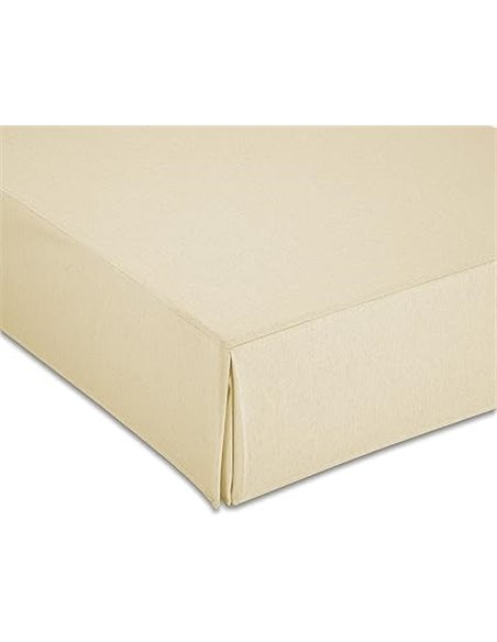 Cardenal Textil Liso Cubre Canape, Poliéster, Beige, Cama 90       