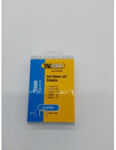 TACWISE 1478 Grapas Galvanizadas de Tipo 53/10 mm, Plateado 2
