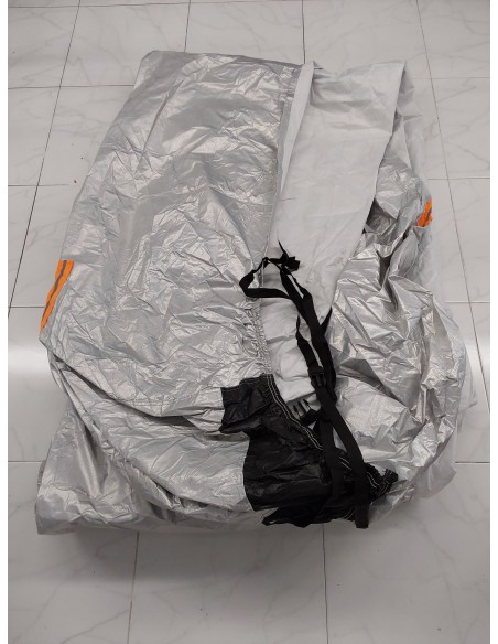 GUNHYI Funda de Coche Exterior Impermeable Transpirable, Anti-UV Antipolvo de 6 Capas con Cremallera y Forro de Algodón, para Se