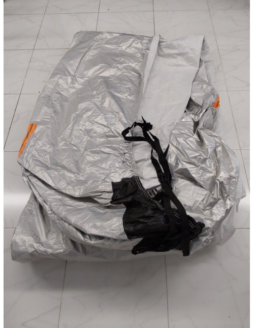 GUNHYI Funda de Coche Exterior Impermeable Transpirable, Anti-UV Antipolvo de 6 Capas con Cremallera y Forro de Algodón, para Se
