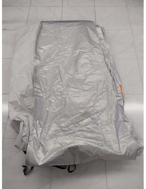 GUNHYI Funda de Coche Exterior Impermeable Transpirable, Anti-UV Antipolvo de 6 Capas con Cremallera y Forro de Algodón, para Se