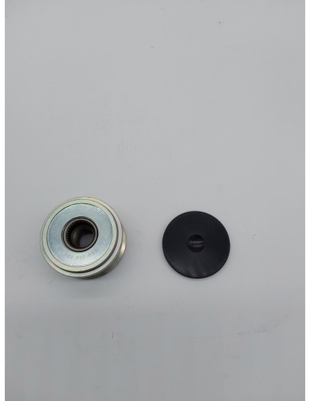 HELLA 9XU 358 038-351 Rueda libre alternador - Medida de rosca: M16x1,5 - Número de canales: 6 - con caperuza       