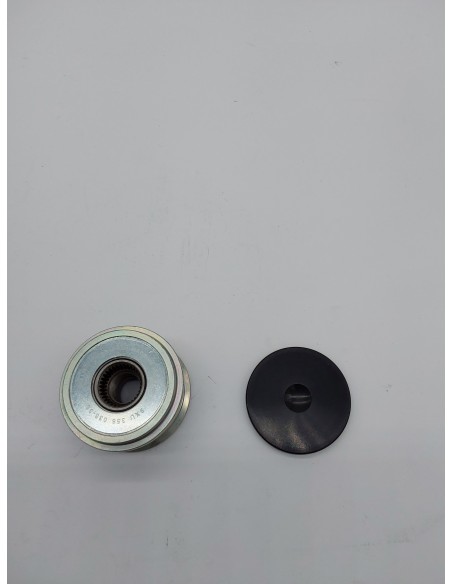 HELLA 9XU 358 038-351 Rueda libre alternador - Medida de rosca: M16x1,5 - Número de canales: 6 - con caperuza       
