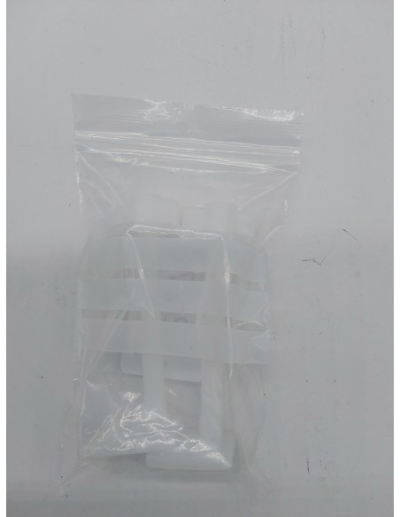 SOMATHERM FOR YOU - Solapa fijación WC con dos tornillos y dos tuercas de cabeza cuadrada - plast       