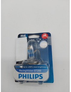 Philips RacingVision GT200 moto +200% H4 lámpara faro de moto, 1 unidad 2